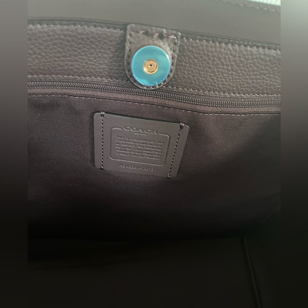 Coach LTH Town Tote in Black - Picture 6 of 6